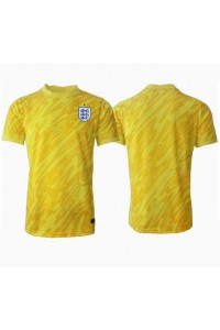 Fotbalové Dres Anglie Brankářské Venkovní Oblečení ME 2024 Krátký Rukáv